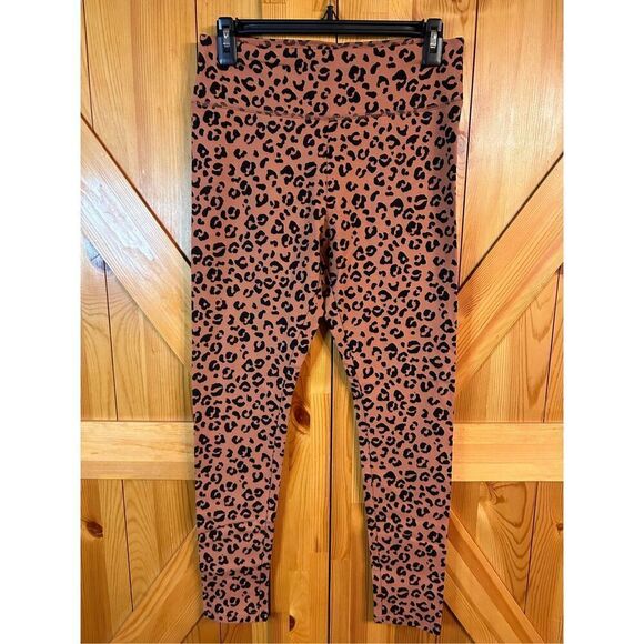 Wild Fable Animal Print Leggings Brown Black Hi Rise Cheetah Size M nwt (4684) - Picture 1 of 7